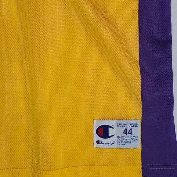 VINTAGE #41 GLEN RICE LOS ANGELES LAKERS NBA CHAMPION JERSEY 44 LARGE - Picture 3 of 9